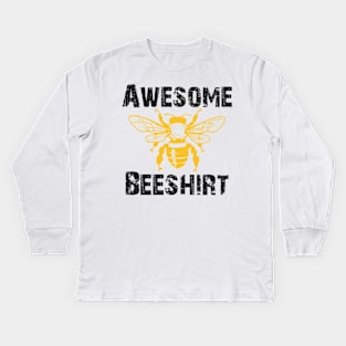 Awesome Beeshirt Kids Long Sleeve T-Shirt